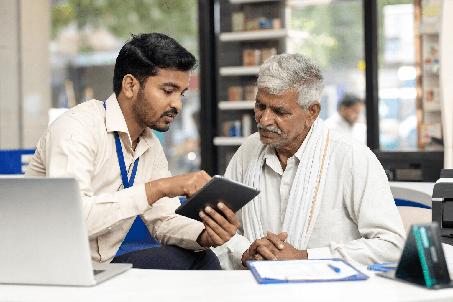 Customer Enters OTP in the Aadhaar Validation with OTP process